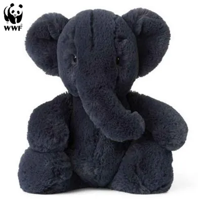 Image de WWF Cub Club - Ebu l'éléphant (anthracite, 29cm) Peluche pour jeunes enfants Eléphant
