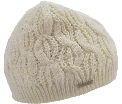 Imagen del producto de Gorro de punto Seeberger con trenza, color beige, talla única