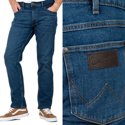Obrázek produktu pro WRANGLER, Pánské džíny, rovný střih, GREENSBORO, W30 L34, Blau, Jeans, baggyjeans, buggy