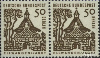 Produktbild von Briefmarken Berlin (West) 1964 Mi 246wP waagerechtes Paar postfrisch Bauwerke