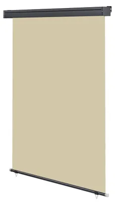 Obrázek produktu pro Mucola vertikální markýza na balkon boční markýza zástěna proti větru markýza na balkon - 100x250cm béžová