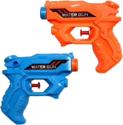Produktbild von Wasserpistole 2er Set, 2 bis 8 Jahre, für Kinder und Erwachsene, Kinderspielzeug