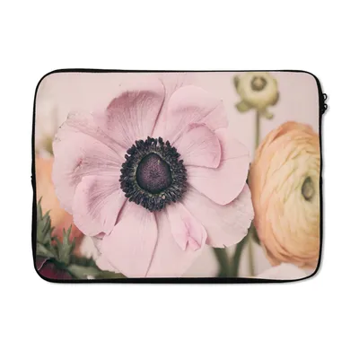 Produktbild von MuchoWow® Laptop Hülle 14 ZollBlumen - Natur - Pflanzen Laptoptasche - Laptoptasche - Stoßsicher - Schutzhaube