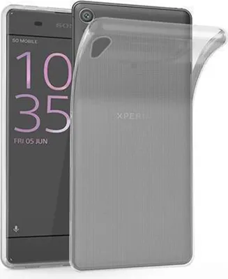 Produktbild von Cadorabo Hülle für Sony Xperia XA1 ULTRA Schutz Hülle in Transparent Schutzhülle TPU Silikon Cover Etui Case