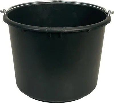 Image de Seau de construction GRIPLINE X 12l lourd, renforcé noir Pl.