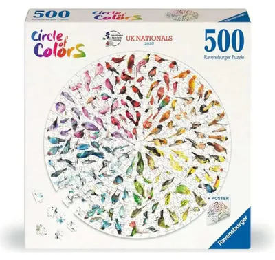 Obrázok produktu pre RAVENSBURGER Okrúhla skladačka "Kruh farieb": 500 dielikov