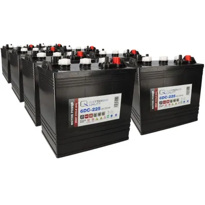 Produktbild von 8x Q-Batteries 6DC-225 6V 225Ah Deep Cycle Traktionsbatterie