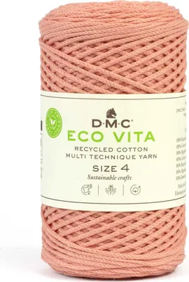 Obrázek produktu pro DMC Eco Vita 4, Kreativní tvoření, Broskev, Růžová, Bavlna, 200 m, 240 g
