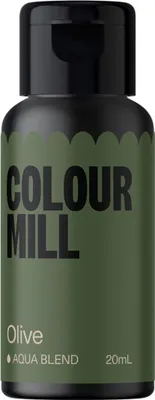 Produktbild von Colour Mill Aqua Blend Lebensmittelfarbe Olive 20 ml