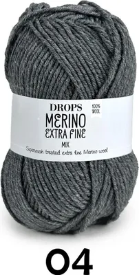 Immagine prodotto di DROPS Merino Extra Fine, Mix 04 grau