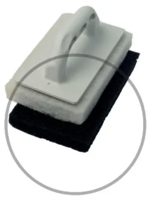 Immagine prodotto di Feltro per frattone in plastica nero confezione pz.12