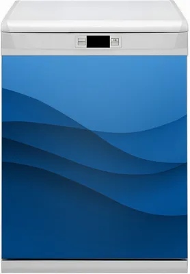 Produktbild von Magnete  Dekorative Magnet Folie für Geschirrspüler 60x80 cm Küche  - Passage Blau