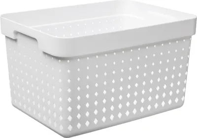 Produktbild von NHG Aufbewahrungskorb SEOUL BASKET L PP weiß
