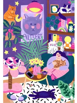 Obrázek produktu pro Pieces & Peace Puzzle Cat Lover 1000 dílků skládačky