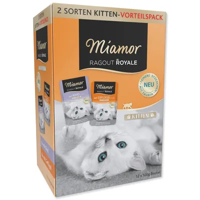 Produktbild von MIAMOR Ragout Royale Kitten Mix in jelly - nassfutter für Katzen - 12x100g