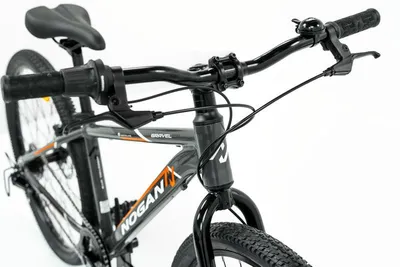 Produktbild von Nogan Gravel PRO – Leichtes Kinderfahrrad – 24 Zoll – 7 Gänge – Grau