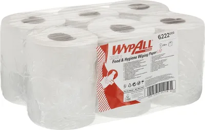 Obrázek produktu pro WYPALL ubrousek Reach 6222 1vrstvý bílý 6x430 listů/balení.