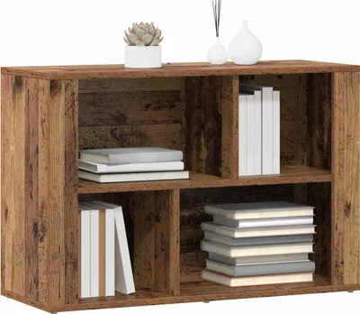 Image de vidaXL Buffet vieux bois 80 x 30 x 53 cm Bois composite