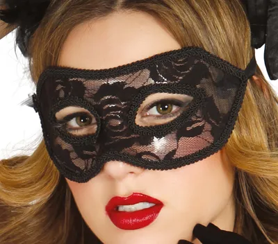 Produktbild von y schwarze Maske aus Spitze für Damen