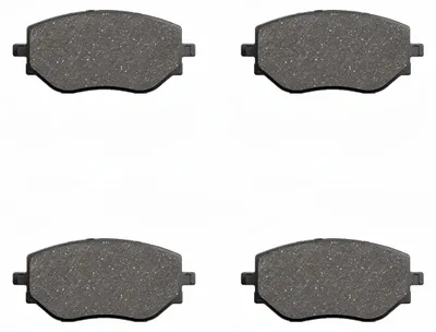 Imagen del producto de HELLA 8DB 355 040-541: Juego de pastillas de freno delanteras para Dacia Sandero III (BJI) y Renault Clio V (BF)