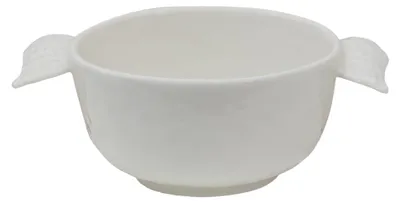 Immagine prodotto di Ciotola per decorazioni Clayre & Eef 150 ml Ali in Vetroceramica bianca