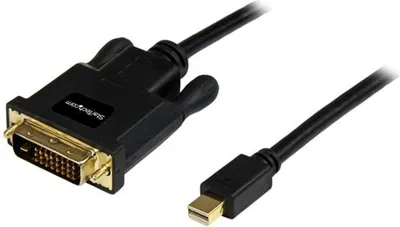 Obrázok produktu pre StarTech.com MDP2DVIMM3B, 0,9 m, mini DisplayPort, DVI-D, Samec, Samec, Priamy