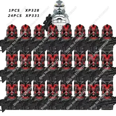 Obrázek produktu pro Sada 25 kusů figurek - Star Wars legie Klonové jednotky + Kapitán Rex.