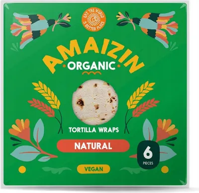 Produktbild von -Tortilla-Wraps 240g - Amaizin, 6 Stück Packung