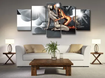 Produktbild von ABSTRAKT EROTIK Acrylglasbild Modern Wandbild Glasbilder Bilder h-A-0046-k-n