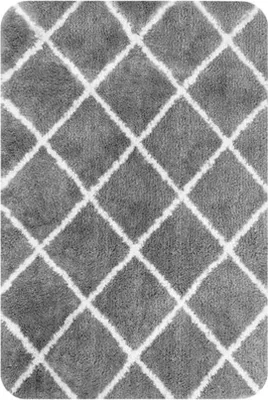 Image de Tapis de bain Dutch House gris 60 x 90 cm - Tapis de salle de bain antidérapant