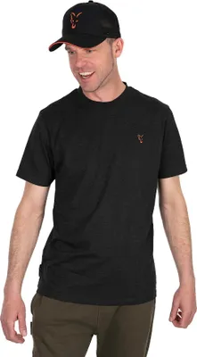 Produktbild von Fox Fishing Angelshirt Collection T-Shirt Black/Orange XL