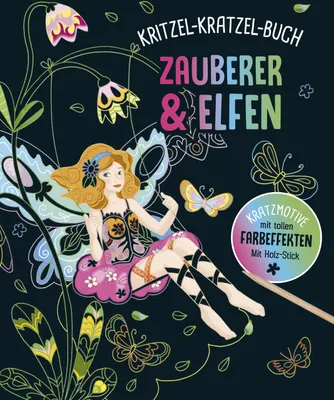 Produktbild von Zauberer und Elfen - Kritzel-Kratzel-Buch für Kinder ab 5 Jahren