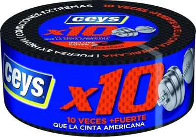 Imagen del producto de Cinta adhesiva profesional Ceys x10, 18 m x 48 mm