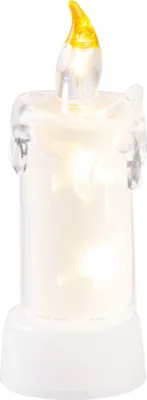 Produktbild von LED KERZE MAGICHOME WEIHNACHTEN, warmweiß, 3xLED, 5x13,5 cm, Innen