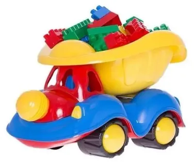 Produktbild von Pajacyk-Auto mit Bausteinen – Hemar Family