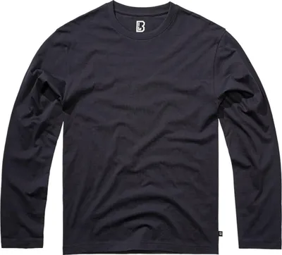 Produktbild von Brandit Premium Langarmshirt, marineblau, L