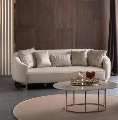 Produktbild von Luxus Sofa 3 Sitzer Couchtisch Couch Polstersofa 2tlg Set Wohnzimmer