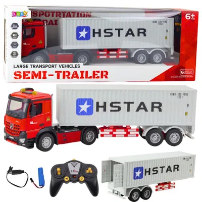 Image de Camion avec conteneur télécommandé Rc 6Ch Angle de rotation 270°
