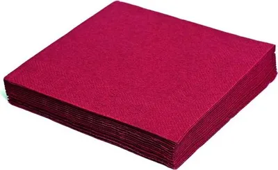 Produktbild von 500x Servietten 33 x 33 cm 1/4 -Falz 2-lagig bordeaux