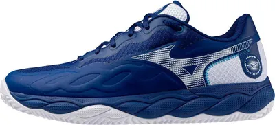 Produktbild von MIZUNOWAVE ENFORCE COURT CC, Bellwether Blue/White/Fjord Blue, 40.5