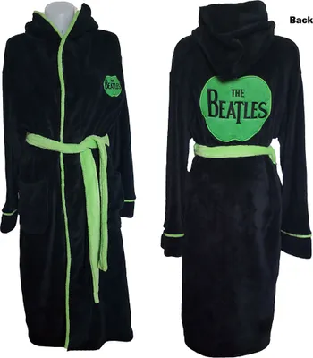 Produktbild von Die Beatles - Apple Uni Bademantel - Schwarz