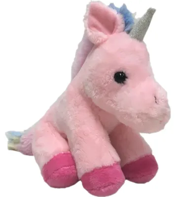 Obrázok produktu pre Ružový plyšový jednorožec – 13 cm
