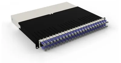 Produktbild von PATCHBOX .one / 8RU / STP / Violet, 0,8 m, Cat6a, U/FTP (STP), RJ-45, RJ-45, Violett