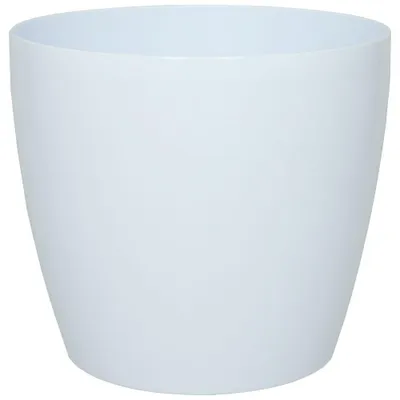 Produktbild von Magnolia Übertopf weiss 30 cm aus Kunststoff, wetterfest und UV-beständig