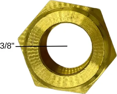 Produktbild von Doppelnippel 3/8" Messing flachdichtend Heizungstechnik Solar Solarzubehör