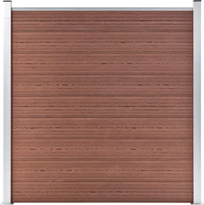 Produktbild von vidaXL Gartenzaun WPC 1737x186 cm Braun