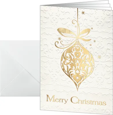 Produktbild von SIGEL DS049 Weihnachts-Karten (inkl. Umschläge), Golden Fantasy, A6 (A5), 10 Karten