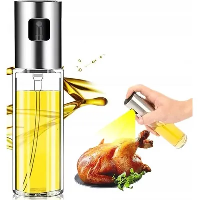 Produktbild von Smukee Sprühflasche für Öl Essig 100ml Glas Edelstahl