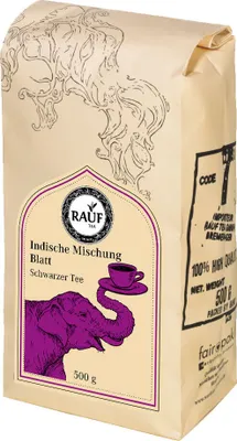Produktbild von Rauf Tee Schwarzer Tee Indische Mischung Blatt