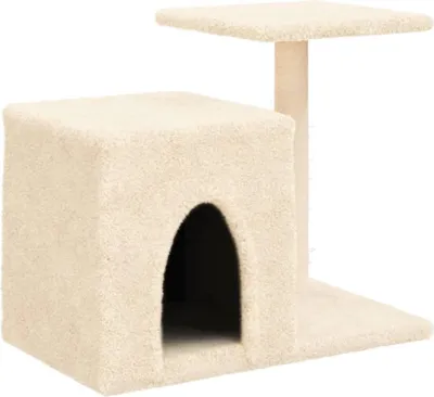 Obrázok produktu pre vidaXL Strom pre mačky so sisalovými škrabadlami krémový 50,5 cm